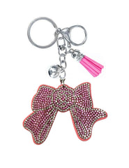 Bow Crystal Bling Keychains