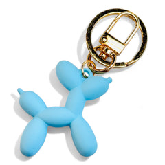 Balloon Dog Keychain With Keyring