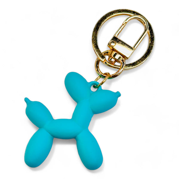 Balloon Dog Keychain With Keyring