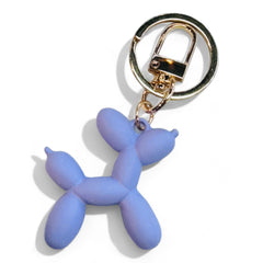 Balloon Dog Keychain With Keyring