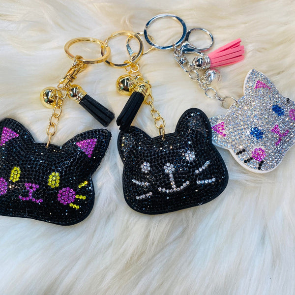 Kitten Face Keychains