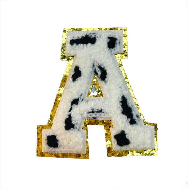 Cow Print Letters