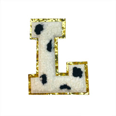 Cow Print Letters