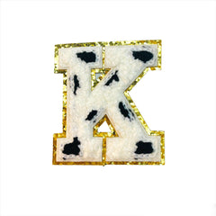 Cow Print Letters