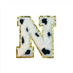 Cow Print Letters