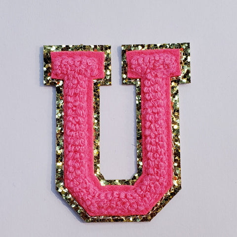 Hot Pink Letters - U