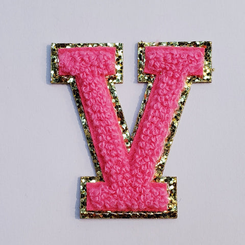 Hot Pink Letters - V