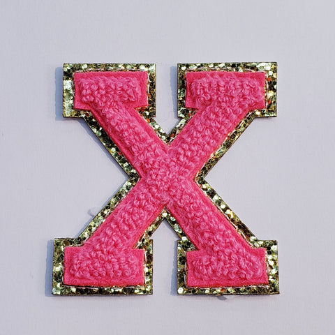 Hot Pink Letters - X