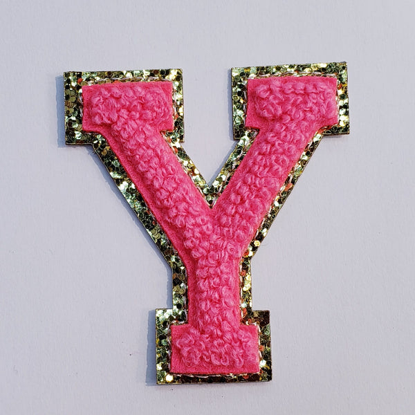 Hot Pink Letters - Y