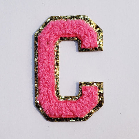 Hot Pink Letters - C