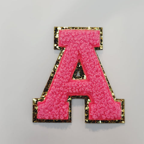 Hot Pink Letters - A