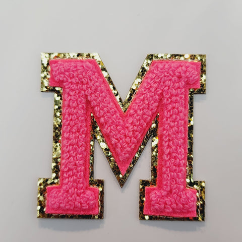 Hot Pink Letters - M