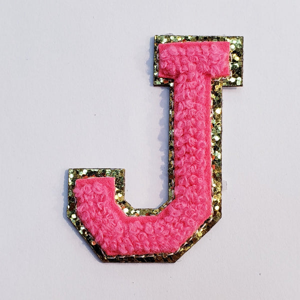 Hot Pink Letters - J