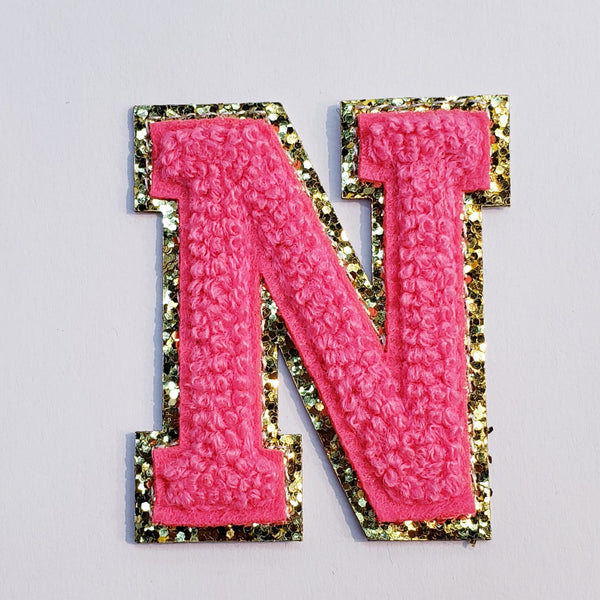 Hot Pink Letters - N