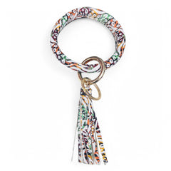 Printed Leather Keyrings