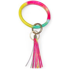 Printed Leather Keyrings