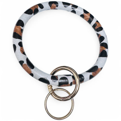 Printed Leather Keyrings