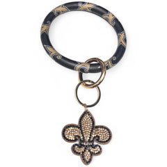 Bangle Wristlet Rhinestone Charm Key Chain
