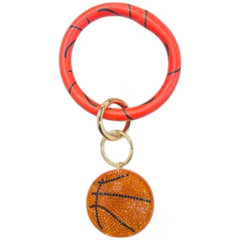 Bangle Wristlet Rhinestone Charm Key Chain