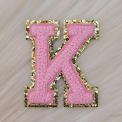 Soft Pink Letters - K