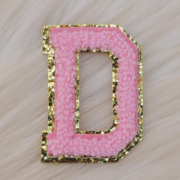 Soft Pink Letters - D