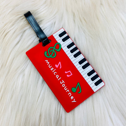 Piano Luggage Tag