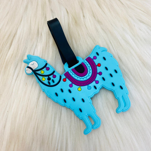 Horse Luggage Tags - Blue