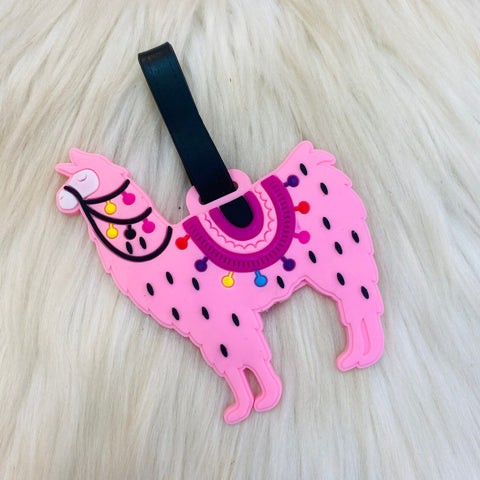 Horse Luggage Tags - Pink