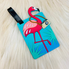 Flamingo Luggage Tags