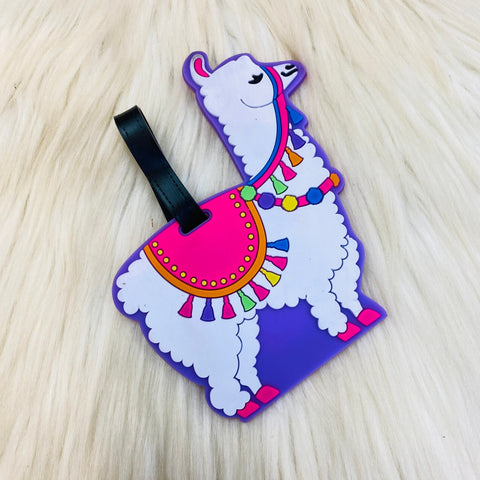 Horse Luggage Tags - Purple