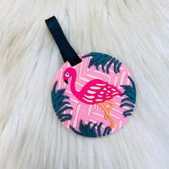 Flamingo Luggage Tags