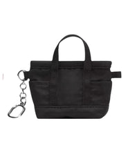Canvas Mini Accessories Bag With Wristlet