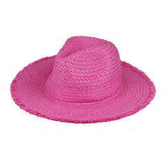 Frayed Edge Straw Hats