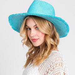 Frayed Edge Straw Hats