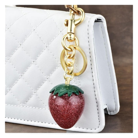 Strawberry Bag Charms