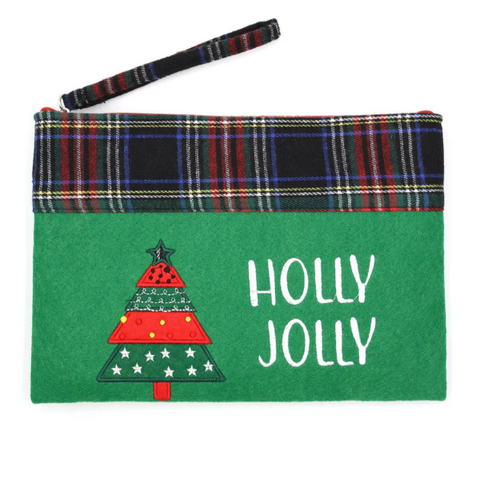 Christmas Pouch/Wristlet