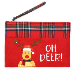 Christmas Pouch/Wristlet