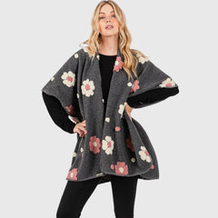 Flower Print Kimono