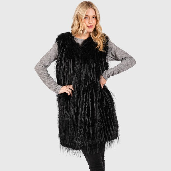 Faux Fur Vest