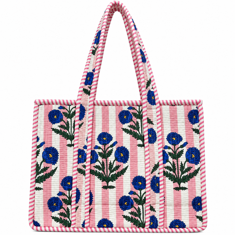 Blossom Lane Quilted Bag Print