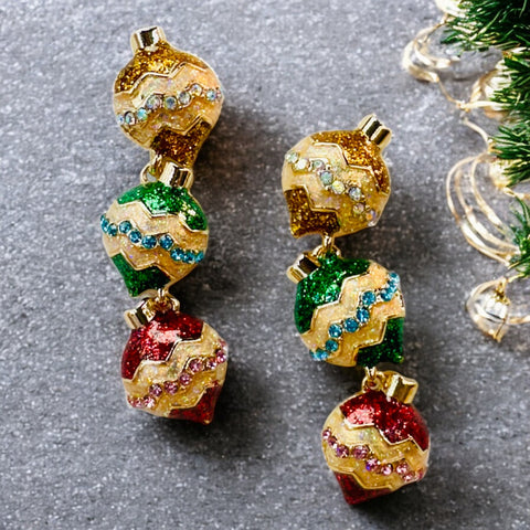 Christmas Ornament Earrings