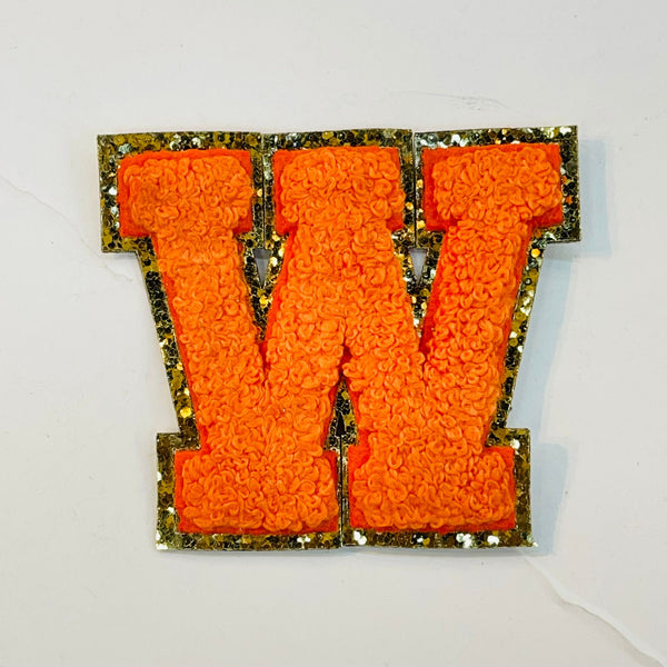 Orange Letters - W