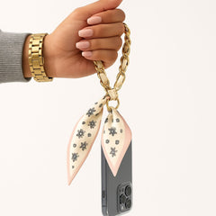 Phone Scarf Holder Wristlet