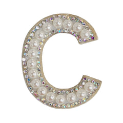 Pearl ion-on letters - C