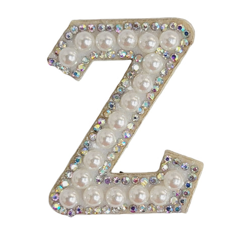 Pearl ion-on letters - Z