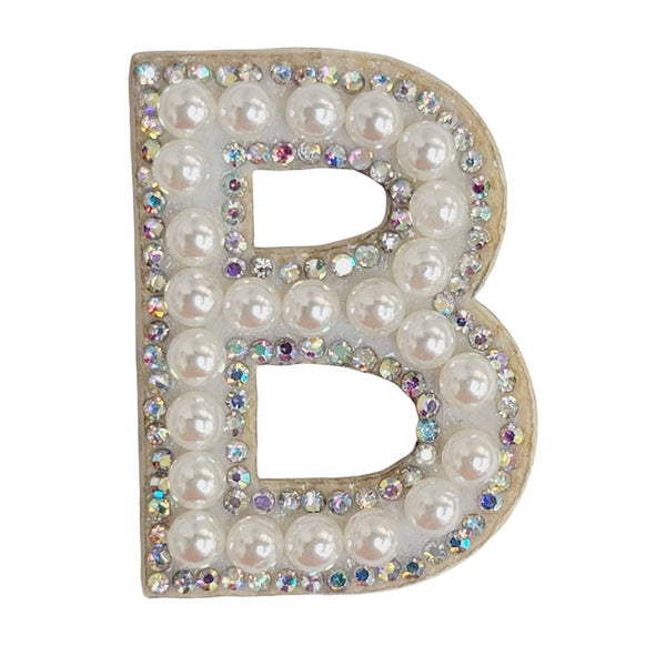 Pearl ion-on letters - B