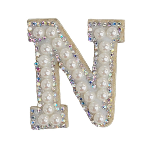 Pearl ion-on letters - N