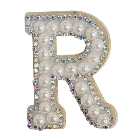 Pearl ion-on letters - R