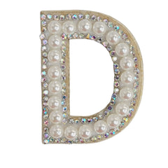 Pearl ion-on letters - D