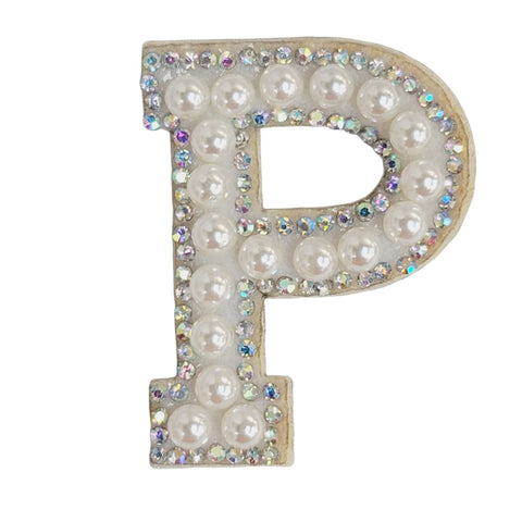 Pearl ion-on letters - P